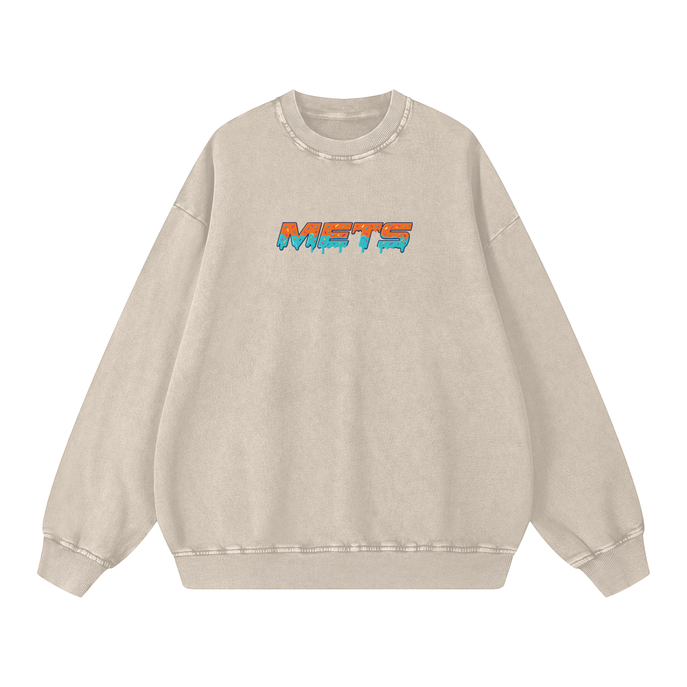 Snow Washed Oversized Sweatshirt