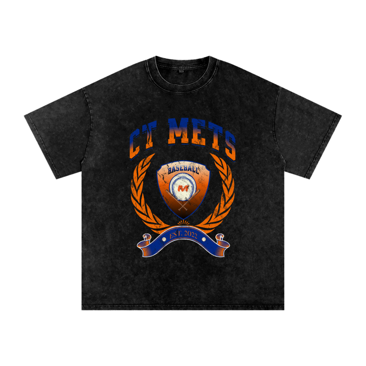 CT Mets Baseball Oversize T-Shirt
