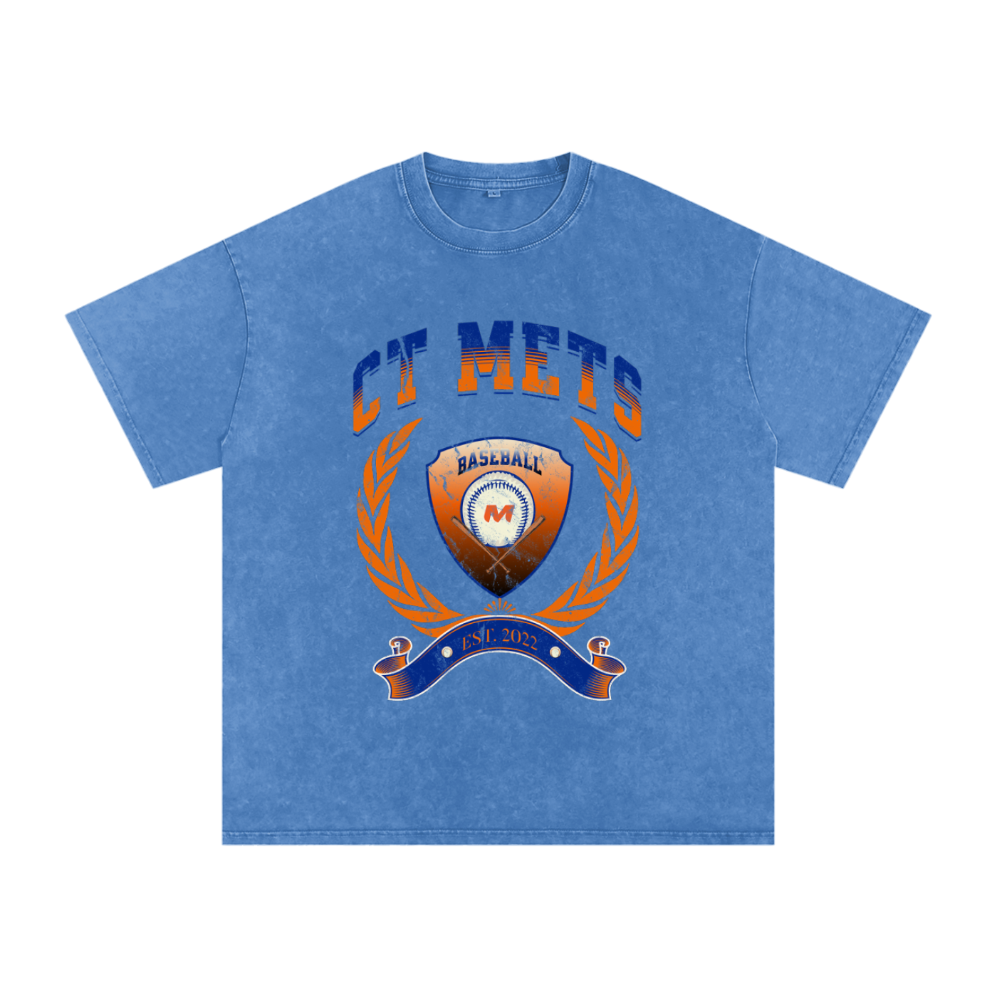 CT Mets Baseball Oversize T-Shirt