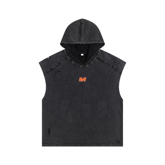 “Boycow” CT Mets Boxy Hooded Tank Top