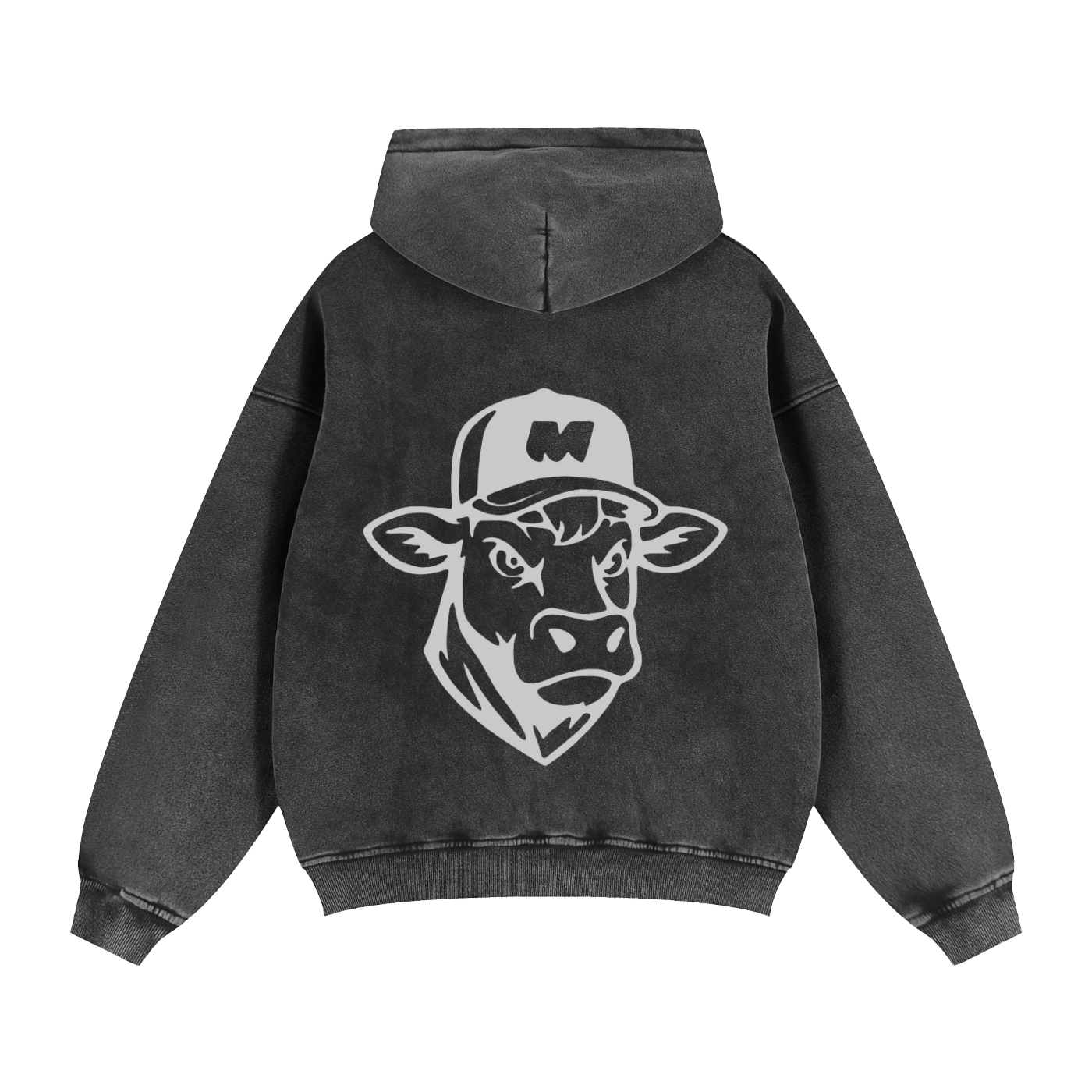 Zip-Through Boxy Fleece Hoodie