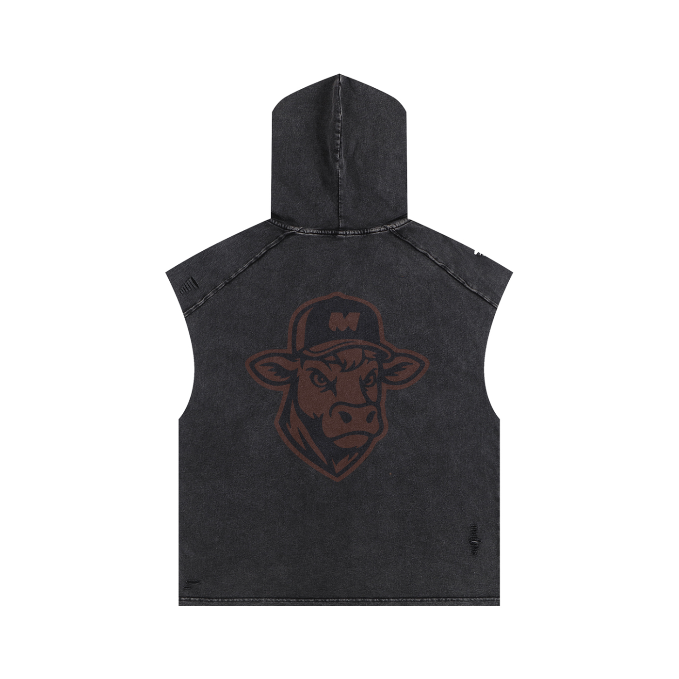 “Boycow” CT Mets Boxy Hooded Tank Top